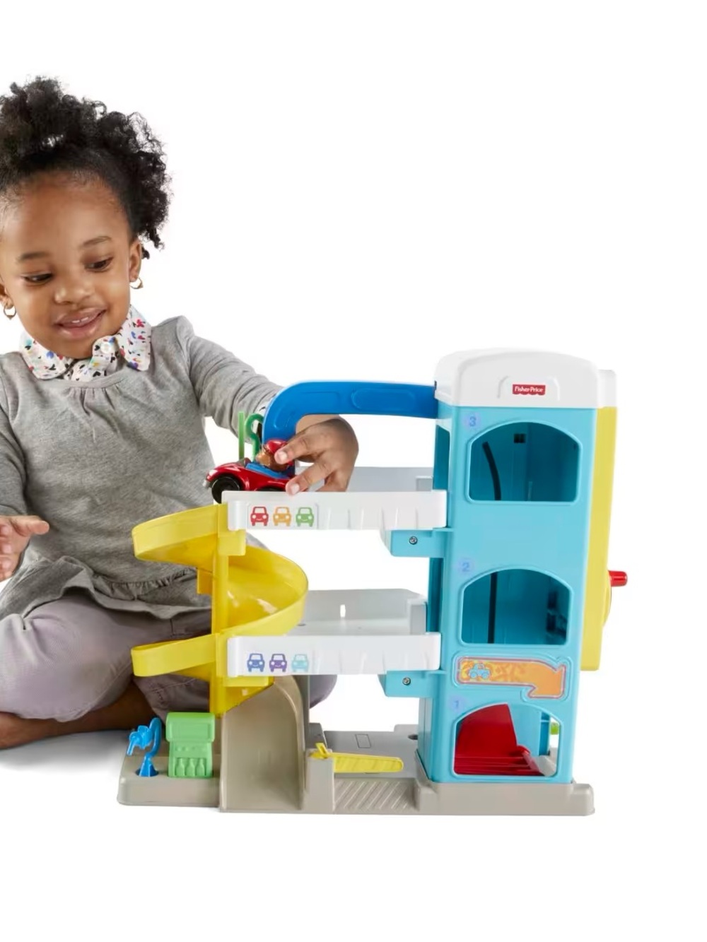 Fisher-Price Little People Helpful Neighbor's Garage Toddler Toy playset